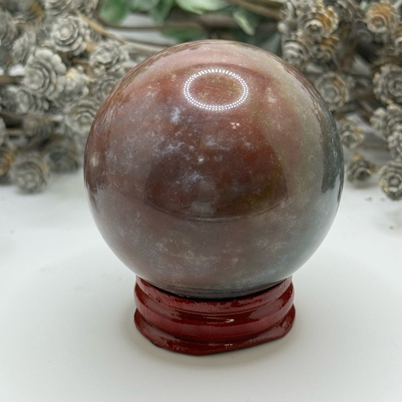 Ocean Jasper Sphere - Picture 3 of 9